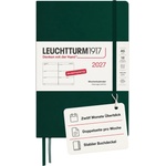Leuchtturm1917 Weekly Calendar 2027 Medium (A5) - German, Forest Green, Hardcover, 12 months - January-December 2027, 1 week per double page, 80 g/m2 paper with high ink compatibility - 400106 (400106)