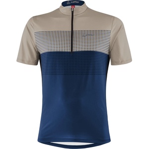 Löffler Фланелка с къс ръкав за колоездене Löffler Bike Shirt Half-Zip Sparta Cycling jersey - Sahara - размер 56 (EU) (056-3933-0315)