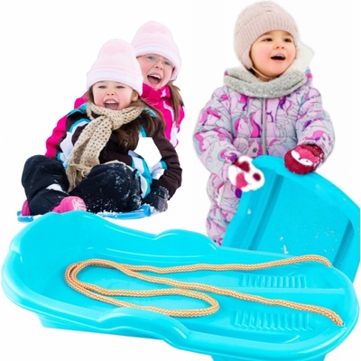 LeanToys Plastové boby s lanom červená