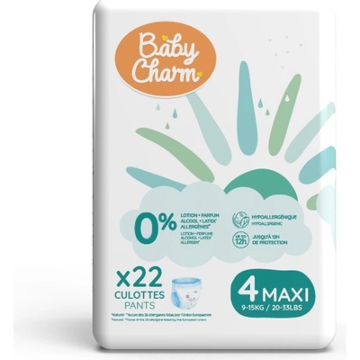 Baby Charm super dry pants 4 maxi 9-15 kg - 22 ks