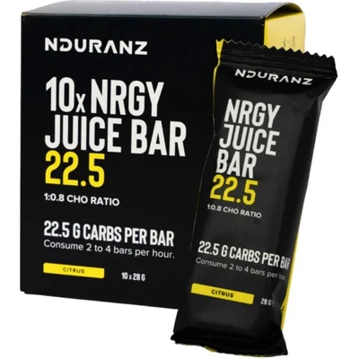 Nduranz Nrgy Juice bar 22,5 10 x 28 g – Zbozi.Blesk.cz