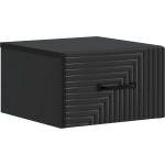 vidaXL Спален шкаф с монтаж на стена Черно 34, 5 x 33 x 20 см (898597)