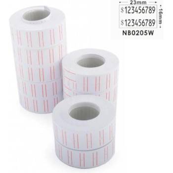 Foska Етикети за маркиращи клещи, 23 x 16 mm, бели, 500 етик (1540160022)