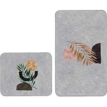 Mila Home Сиви килими за баня в комплект 2 бр. 60x100 cm - Mila Home (Bathmat-2li-Set85)