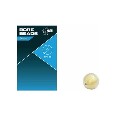 Nash Korálik Bore Beads 3mm 20ks
