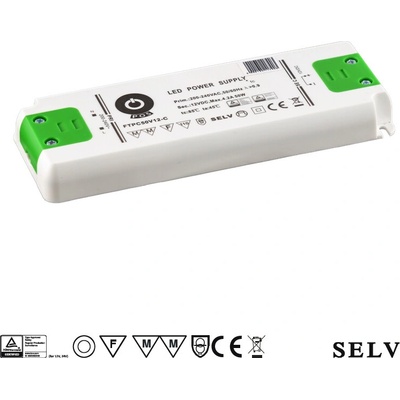 POS, 50W Nábytkový napájecí zdroj, FTPC50V24-C2, 24V, 2,08A, IP20
