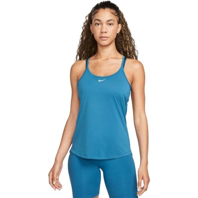 Nike Дамски топ Nike Dri-Fit One Elastika Standard Fit Tank - Син