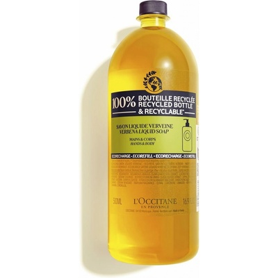 L’Occitane Verveine sprchový gel náhradní náplň 500 ml