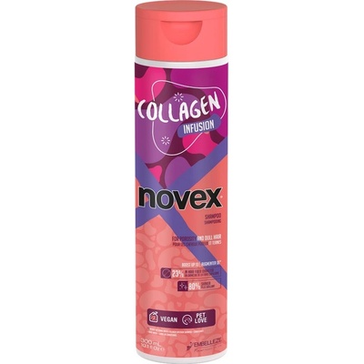 NOVEX Super COLLAGEN Infusion šampón na vlasy 300 ml