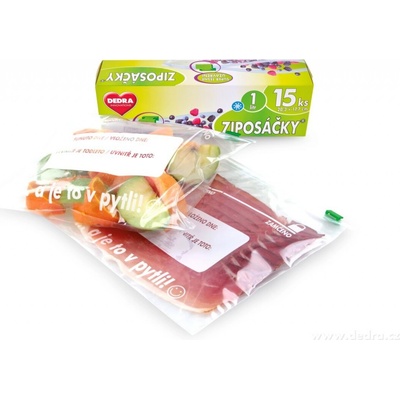 ZIPOSÁČKY® | 15 ks | potravinové sáčky se zipem 1 L – Zboží Dáma