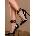 Taboom Vogue Studded Ankle Cuffs Set Black-Gold