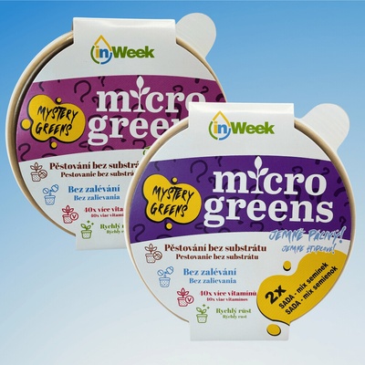 2x MYSTERY mix semínek microgreens inWeek Bez přebalu