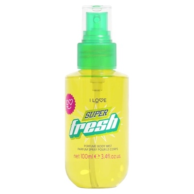 I Love Super Fresh ароматен спрей за тяло за жени 100 ml