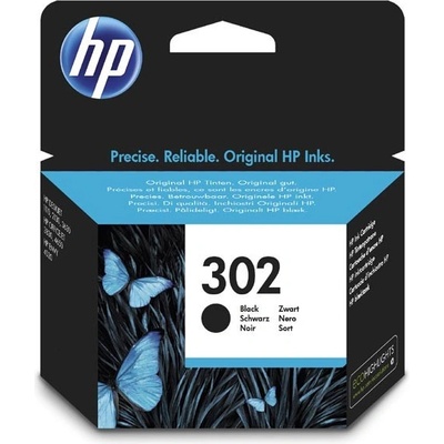 HP ink F6U66AE, HP 302, black, blistr, 190str. , 3.5ml, HP OJ 3830, 3834, 4650, DJ 2130, 3630, 1010, Envy 4520 (F6U66AE#301)