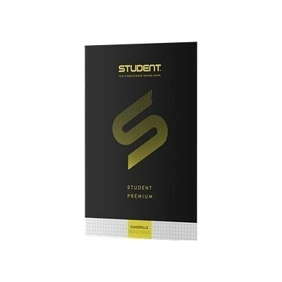 ICO Sešit Student Premium 81-32 černá A4 čtverečkovaný