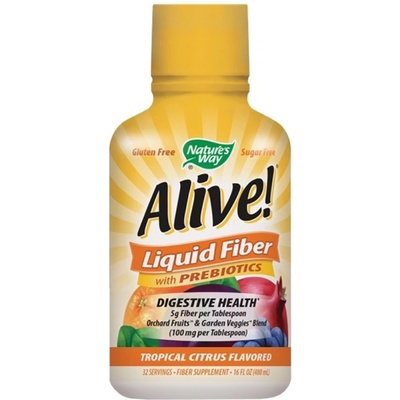 Nature's Way Alive! Liquid Fiber and Prebiotics [480 мл]