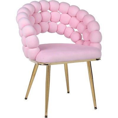 Velaco Atria Bubble Velurové světle růžové / zlaté