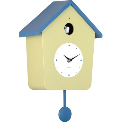 Karlsson Cuckoo Light стенен часовник с кукувица, светлозелен (KA6044GR)