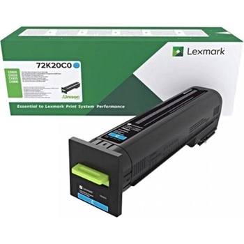 Lexmark 72K2XCE лазурен (cyan) оригинален тонер (72K2XCE)