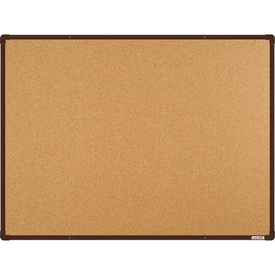BoardOK tabule korek 120 x 90 cm hnědý rám