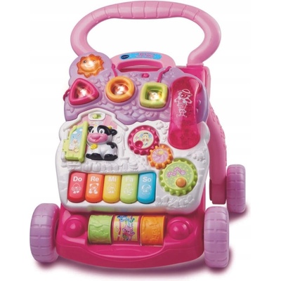 Vtech Chodítko Uč se a poznávej růžové české