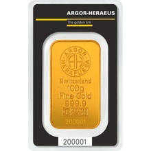 Argor-Heraeus zlatý slitek 100 g