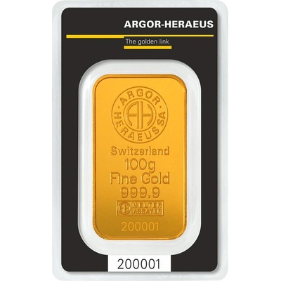 Argor-Heraeus zlatý slitek 100 g – Hledejceny.cz