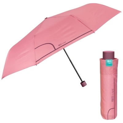 Дамски неавтоматичен чадър Perletti Time 26236, Розов