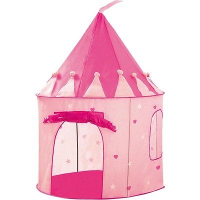 Bino stan domeček zámek růžová 105 x 105 x 125 cm