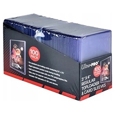 Ultra Pro Toploader regular 3x4 obaly 100 ks