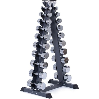 TRINFIT chrom stojan s jednoručkami 1 - 10 kg