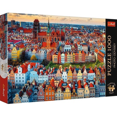 TREFL Premium Plus Photo Odyssey Pohled na Gdaňsk Polsko 1000 dielov