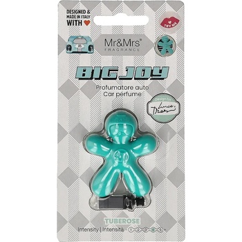 Mr&Mrs Fragrance Big Joy Tuberose Ароматизатор за автомобил 1 бр тип Tuberose