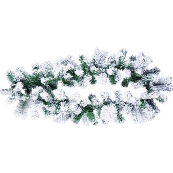 DECOLED Girlanda 540 cm, pr. 17 cm, zasnežená