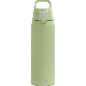SIGG - Insulated drinking bottle - Thermos bottle Shield Therm One Eco Green carbonated drinks - Leak-proof - Dishwasher safe - BPA-free - 90% recycled stainless steel - Light green - 0.75L - 6021.00 (6021
