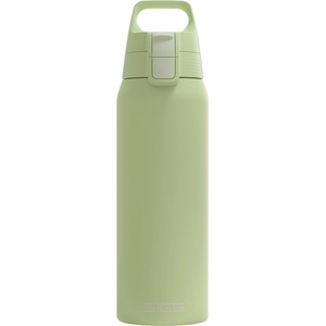 SIGG - Insulated drinking bottle - Thermos bottle Shield Therm One Eco Green carbonated drinks - Leak-proof - Dishwasher safe - BPA-free - 90% recycled stainless steel - Light green - 6021.00 (6021.00)