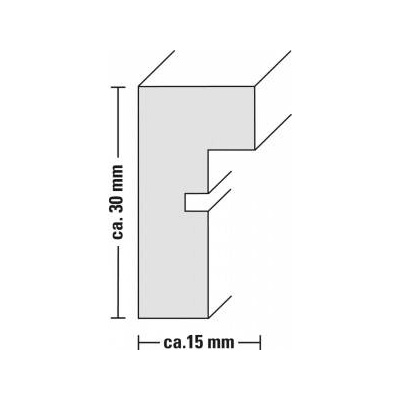 Gosh Copenhagen Frame Copenhagen WOODEN GALLERY COPENHAGEN 25X55 CM (3 PHOTOS), GREY