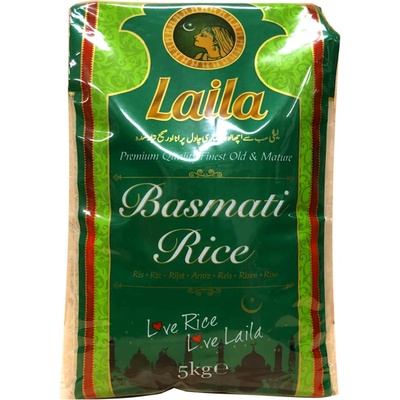 Laila Foods Basmati rýže 5kg – Zbozi.Blesk.cz