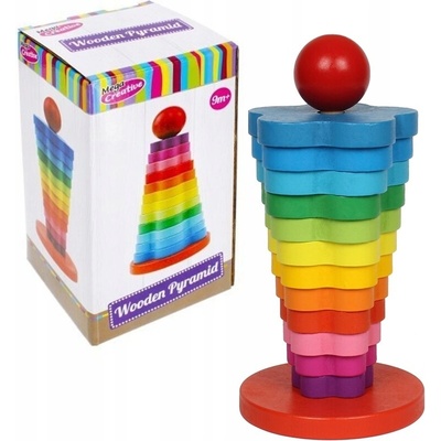 CreativeToys pyramída kvietok 21cm
