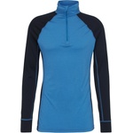 Stoic Мъжко мериносово термобельо Stoic Merino180 BengtSt. Half Zip Merino base layer - Summer Blue / Black (015-2079-0912)