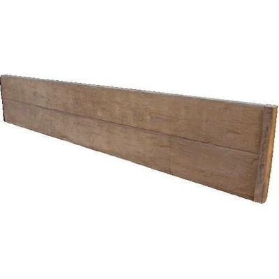 Plotová výplň Presbeton oboustranná 2070x50x400 mm reliéfní dřevo hnědá