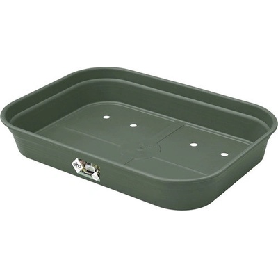 Výsevní miska 36,5 x 27 x 6 cm ke skleníčku elho Green Basics M 100 % recyklovaný plast tmavě zelená