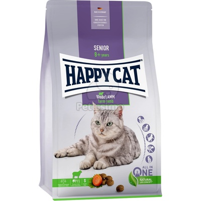 Happy Cat Senior Weide Lamm - Агнешко 300 г - срок на годност: 19.04. 2026