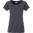 James & Nicholson Klasické dámské tričko z biobavlny 8007 Černá