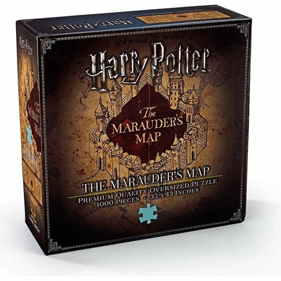 CurePink Harry Potter: The Marauder's Map 89 x 33 cm NOB9457 1000 dílků – Hledejceny.cz