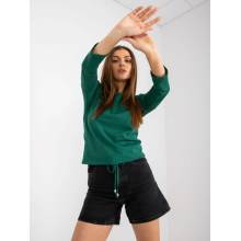 Feel Good Blouse RV-BZ-4691.09P-dark green tyrkysová