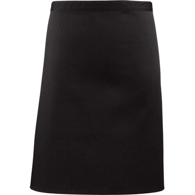 Premier Zástěra Colours PR 151 do pasu krátká COT39015100299-black