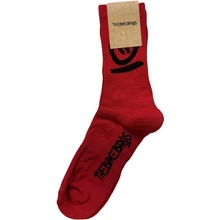 Thebikebros ponožky BIG HEAD Soft Socks červeno černá