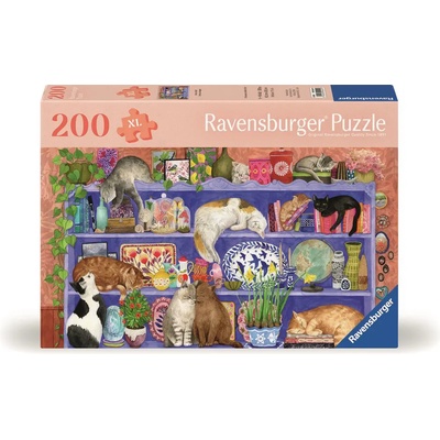Ravensburger - Puzzle Cats on the shelf - 200 piese