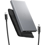 Spigen EA2210 аварийно зарядно устройство с USB+2 Type-C изхода, 10000mAh, LED индикатор + кабел Type-C, ТЪМНОСИВО (ABA09432)